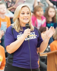 Photo by Brandon Hicks Jennifer Messer, a former top 5 finalist on 'The Biggest Loser' will serve as Grand Marshal for the annual Thanksgiving day 5k race.
