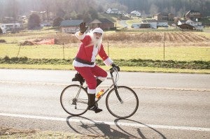 NW1224 Santa on a Bike A 4x5C