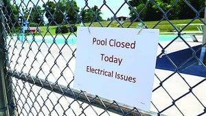 Star Photo/Kayla Carter                     The Elizabethton Parks and Recreation Department hope to have the pool back open for the weekend.