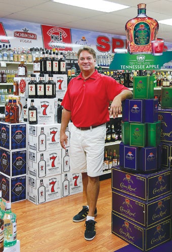 Star Photo/Abby Morris-Frye  A wide selection and excellent customer service set Lighthouse Wine & Liquor apart from other stores, owner Billy Chappell said. The store was recently chosen as Best Wine and Liqour Store by Star readers.