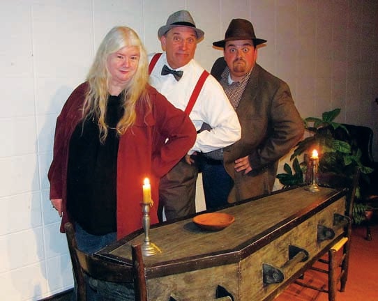 Contributed Photo Mary Jane Kennedy, C. Keith Young and Chad Bogart will present Scary Stories at Fort Watauga on Thursday at 7:30 p.m.