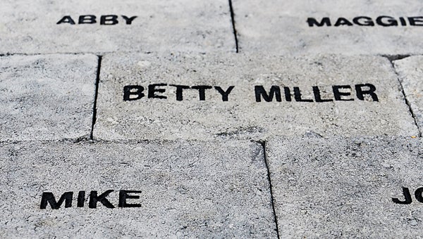 Star Photo/Rebekah Price Pavers may be purchased in honor or in memory of a loved one or pet and will help give other animals a better life.