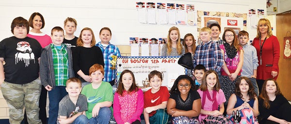Star Photo/Rebekah Price  Ms. Denise Kind's fourth grade class voted for raspberry tea as its favorite.