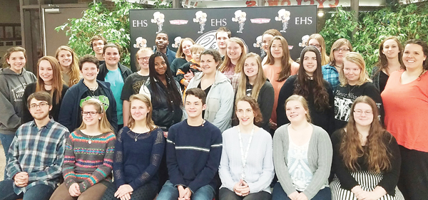 Contributed Photo Members, officers, and club advisor Mrs. Evie LaFollette of the new Elizabethton High School Ruriteens Club are eager to contribute to the betterment of their school and community with projects like the new hygiene closet.