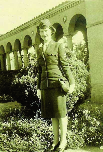Once World War II broke out, Helen Fetzer was ready to serve her country. She served with the Women's Army Corps in Washington, D.C.