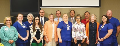 Star Photo/Rebekah Price  Community leaders, board members and executives shadowed nurses in each department of the hospital and concluded it was a highly enlightening experience.
