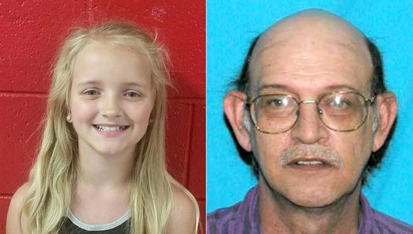 Contributed Photo Carlie Trent, who was kidnapped by her uncle Gary Smith, was found safe in Hawkins County Thursday, and Smith is in custody, according to the Tennessee Bureau of Investigation.