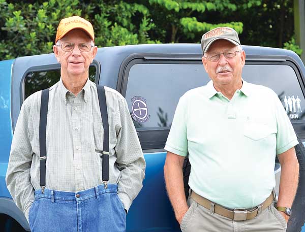 Star Photo/Rebekah Price Robert Hoss and Kelly Vance, better known as Hoss and PP Smurf to fellow geocachers, have likely traversed more mountainside in Carter and surrounding counties than any other resident alive today.