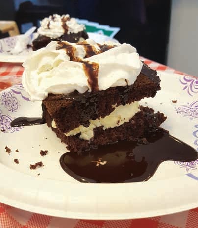 Star Photo/Lora Cardwell  For those with a sweet tooth, Missy's Water Wheel Cafe offers a delectable Hot Fudge Cake.