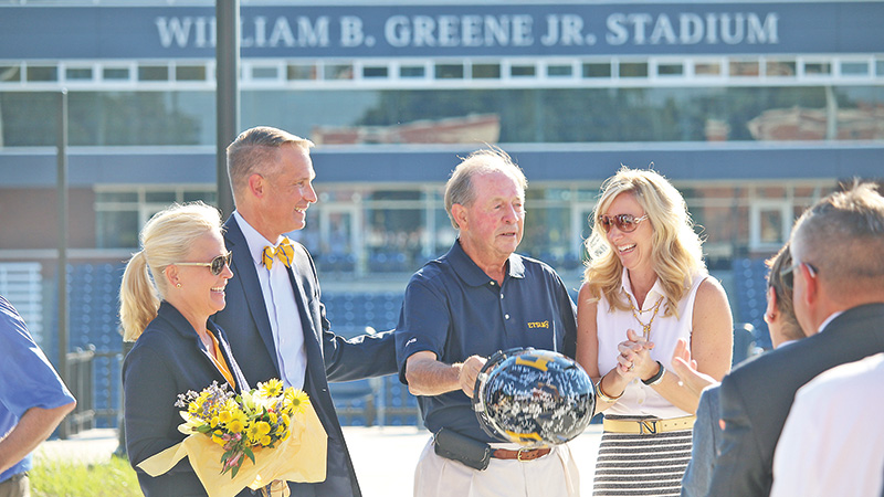 ETSU names football stadium to honor William B. Greene, Jr. www
