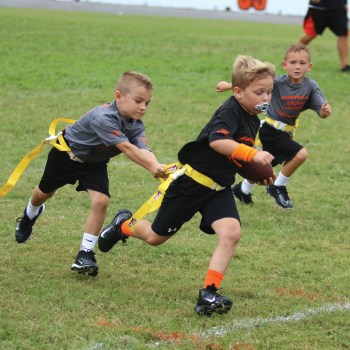 Pull those flags... Flag football league has three tight games to open