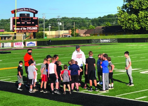 Football clinics off and running... Registration ongoing for