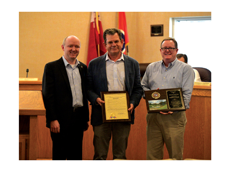 Honoring Johann... City Council recognizes retiring Water Resources