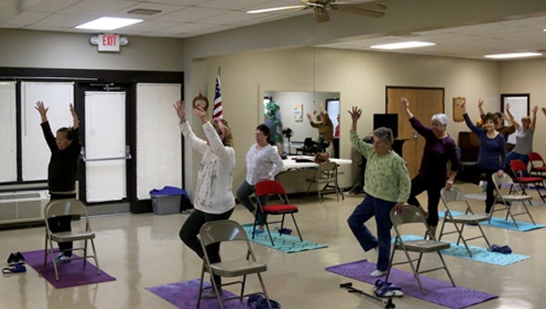 Elizabethton Senior Citizens Center provides well being for seniors in the  form of yoga 